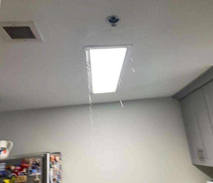 Ceiling water damage in a Madison County home.
