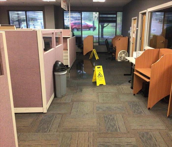 A Madison County call center with water damage 