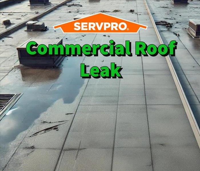 A commercial roof leak to a Jackson county property.